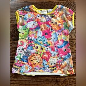 Shopkins Multicolor Short Sleeve Tee